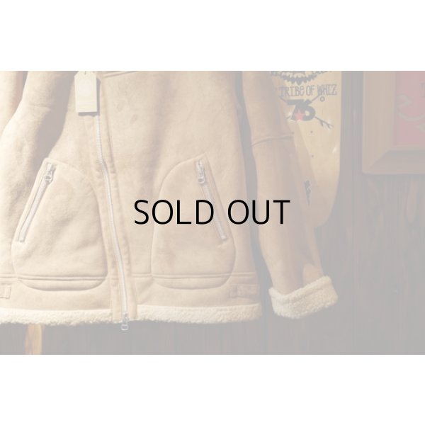 画像3: FAUX SHEARING AVIATOR BIKER JACKET
