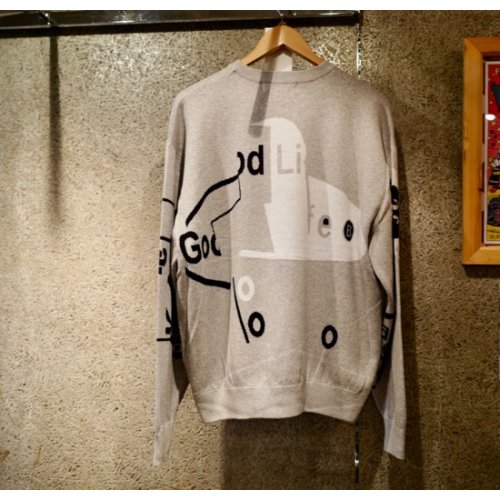 他の写真2: JACQUARD COTTON CREWNECK SWEATER