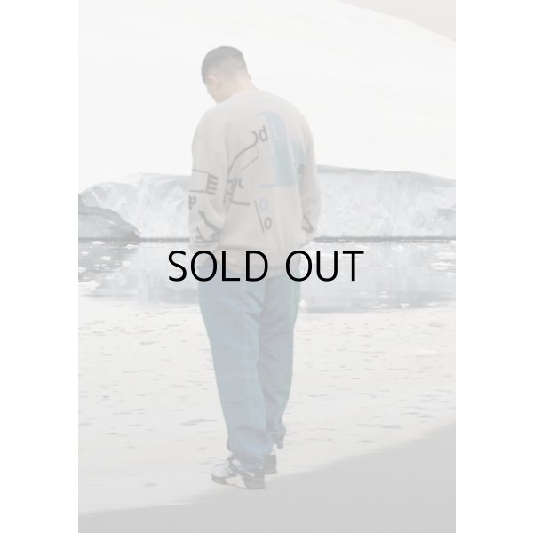 画像7: JACQUARD COTTON CREWNECK SWEATER