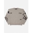 画像1: JACQUARD COTTON CREWNECK SWEATER (1)