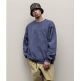 画像1: GARMENT DYE CREW SWEAT (1)