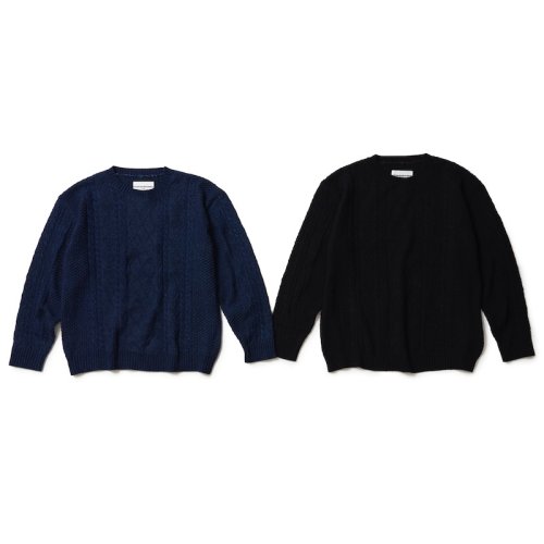 他の写真1: WHIZ 2022 S/S "INDIGO CABLE KNIT"