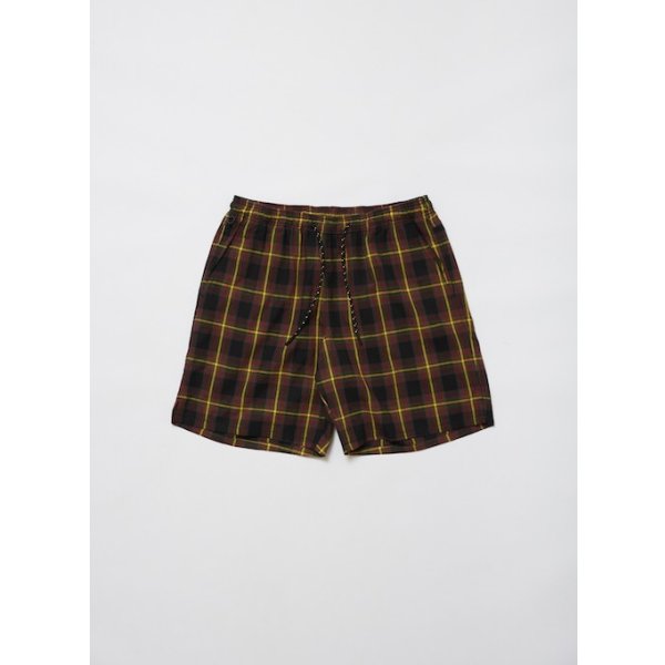 画像4: WASHED PLAID ELASTIC WAIST SHORT