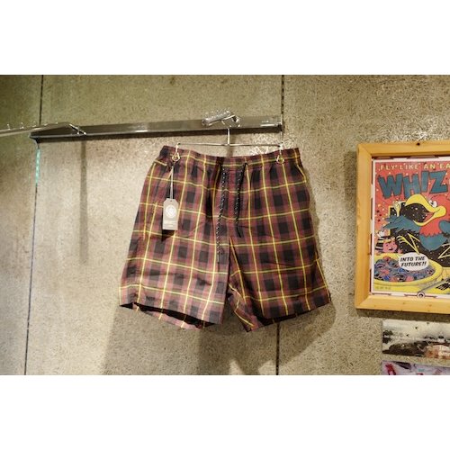 他の写真1: WASHED PLAID ELASTIC WAIST SHORT