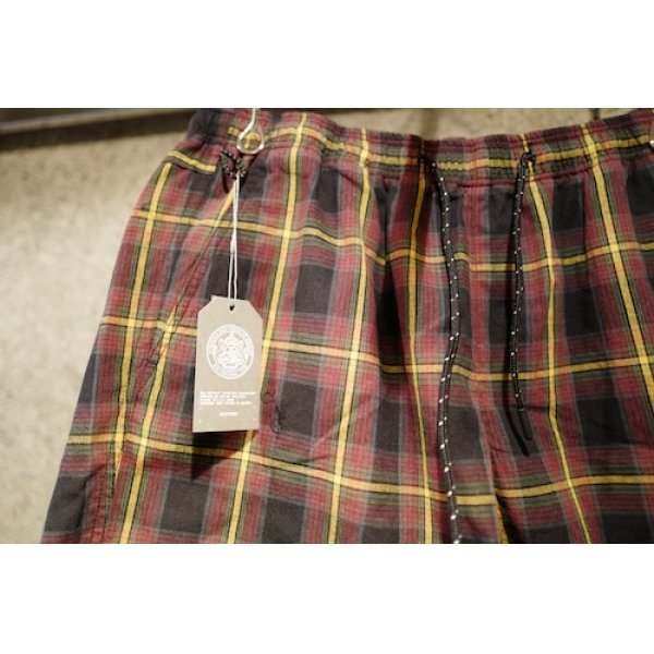 画像2: WASHED PLAID ELASTIC WAIST SHORT