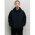 画像1: QUILTING HOODED SWEAT SHIRT (1)