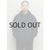QUILTING HOODED SWEAT SHIRT