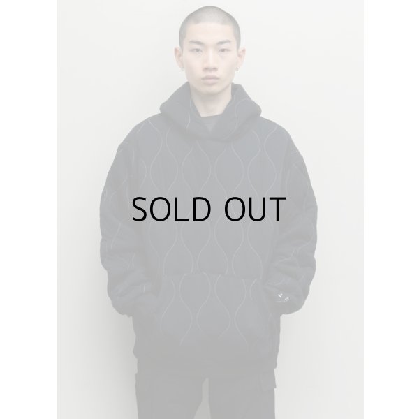 画像1: QUILTING HOODED SWEAT SHIRT
