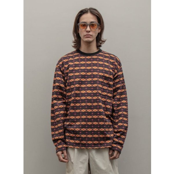 画像6: JACQUARD CREW NECK LS TEE