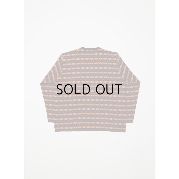画像2: JACQUARD CREW NECK LS TEE