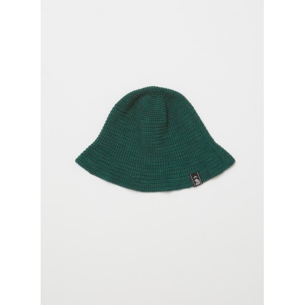 画像1: HAND KNIT BUCKET HAT