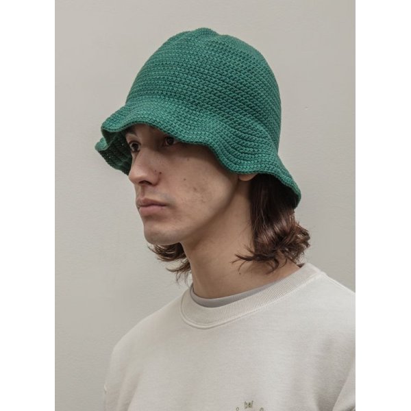 画像2: HAND KNIT BUCKET HAT