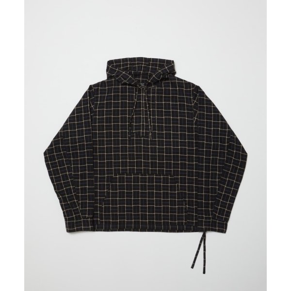 画像1: PULLOVER MEXICAN HOODED SHIRT(PLAID)