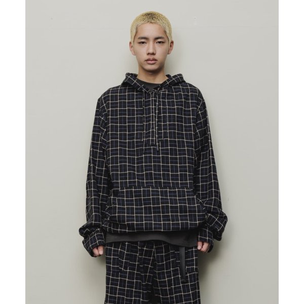 画像3: PULLOVER MEXICAN HOODED SHIRT(PLAID)