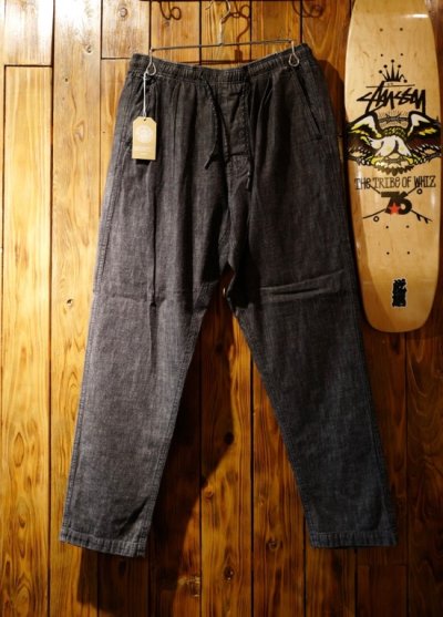 画像1: WASHED DENIM BEACH PANT