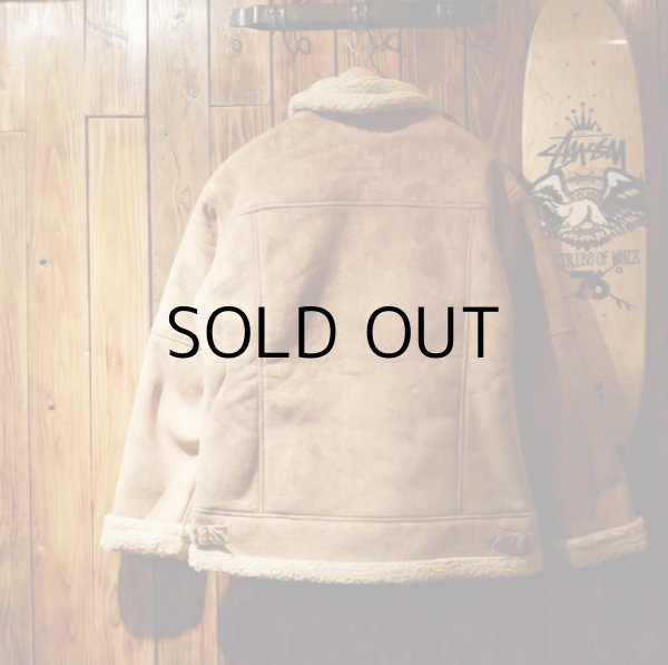 画像4: FAUX SHEARING AVIATOR BIKER JACKET (4)