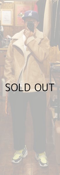 画像8: FAUX SHEARING AVIATOR BIKER JACKET (8)