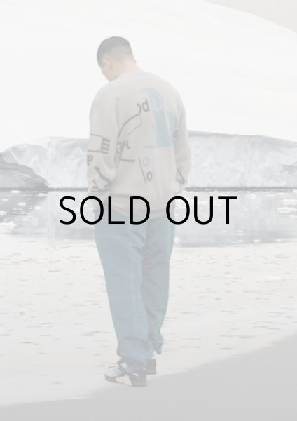 画像7: JACQUARD COTTON CREWNECK SWEATER (7)