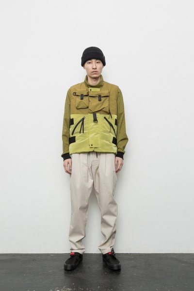 画像1: COTTON ELASTIC WAIST TROUSER