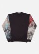 画像1: COLOR BLOCK CREW SWEAT SHIRT (1)