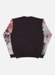 画像2: COLOR BLOCK CREW SWEAT SHIRT (2)