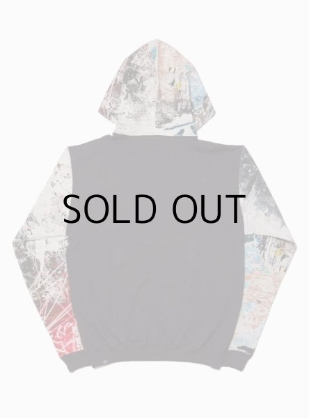 画像4: COLOR BLOCK HOODED SWEAT SHIRT (4)