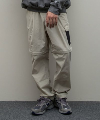 画像2: CARGO POCKET NYLON ZIP OFF PANT