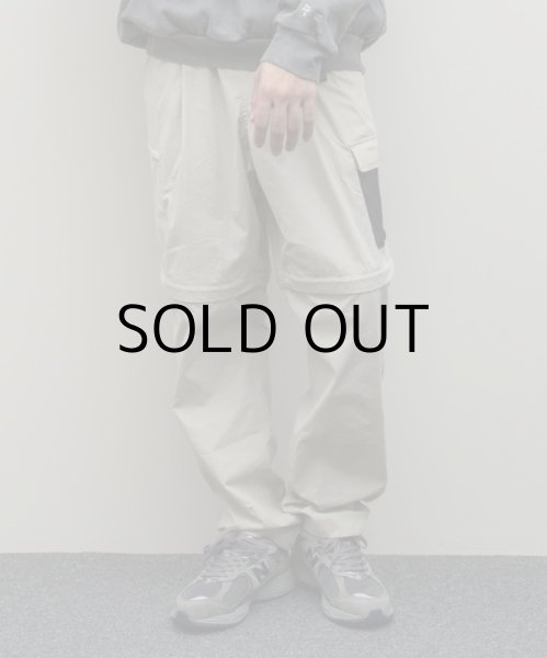 画像6: CARGO POCKET NYLON ZIP OFF PANT (6)