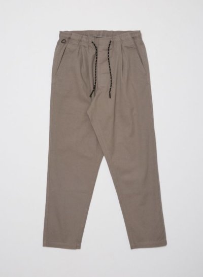 画像1: WASHED TWILL ELASTIC WAIST TROUSER