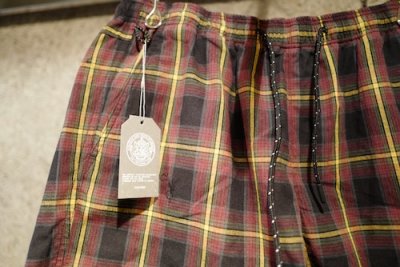 画像2: WASHED PLAID ELASTIC WAIST SHORT