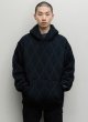 画像1: QUILTING HOODED SWEAT SHIRT (1)