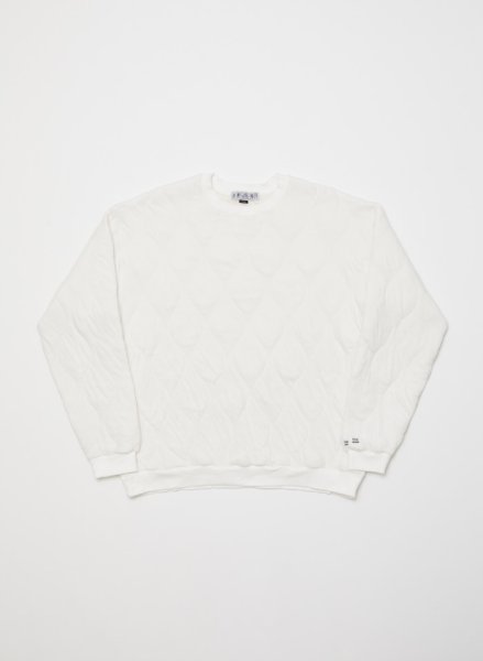 画像2: QUILTING CREW SWEAT SHIRT (2)