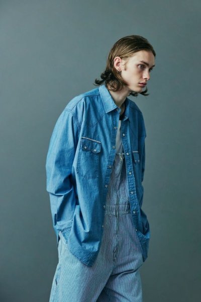 画像1: WHIZ 2023 S/S "DUNGAREE SHIRT"