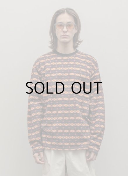 画像6: JACQUARD CREW NECK LS TEE (6)