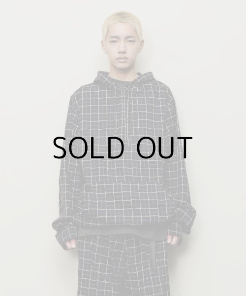 画像3: PULLOVER MEXICAN HOODED SHIRT(PLAID) (3)