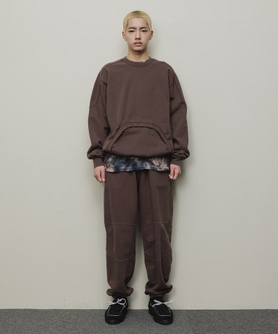 画像1: WASHED PANELED SWEATPANT