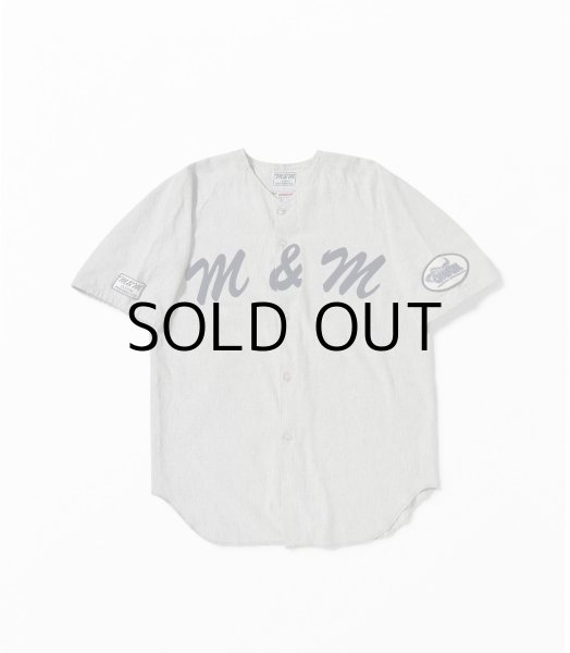 画像1: WHIZ M&W BASEBALL SHIRT (1)